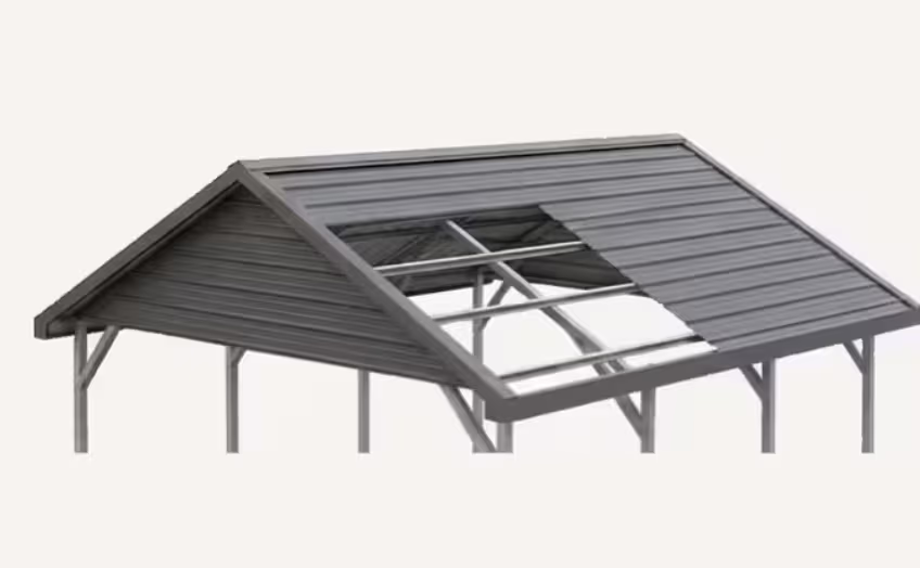 A frame carport
